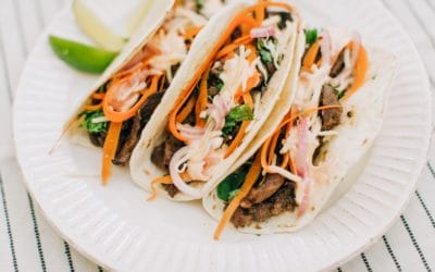 Korean BBQ Beef Tacos (Bulgogi Tacos)
