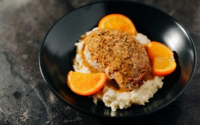 ORANGE GLAZED PORK CHOPS