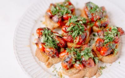 Israeli Bruschetta with Urfa Pepper