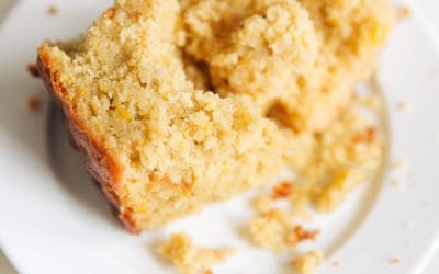 Sweet Sour Cream and Honey Cornbread