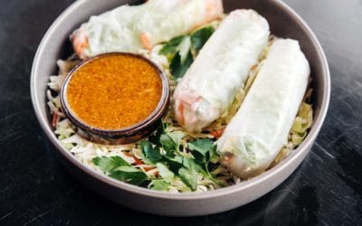 IRISH CORNED BEEF AND CABBAGE SPRING ROLLS