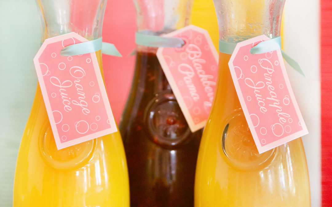 Bubbly Beverage Tags