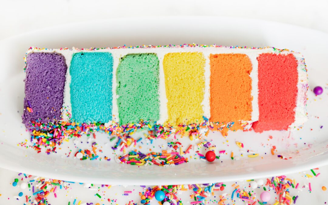 HOW TO MAKE A RAINBOW EXPLOSION CAKE