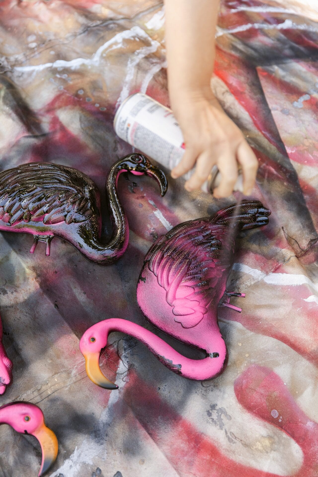 DIY Halloween Decorations Zombie Flamingos Pretty Together