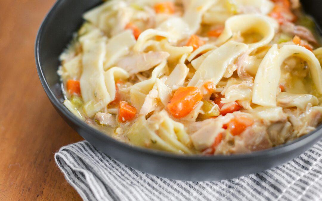 Cheesy Chicken Noodle Soup