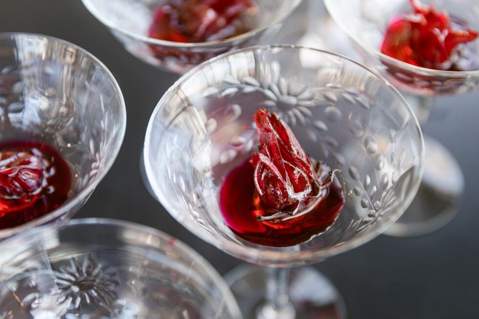 HIBISCUS CHAMPAGNE COCKTAIL Pretty Together