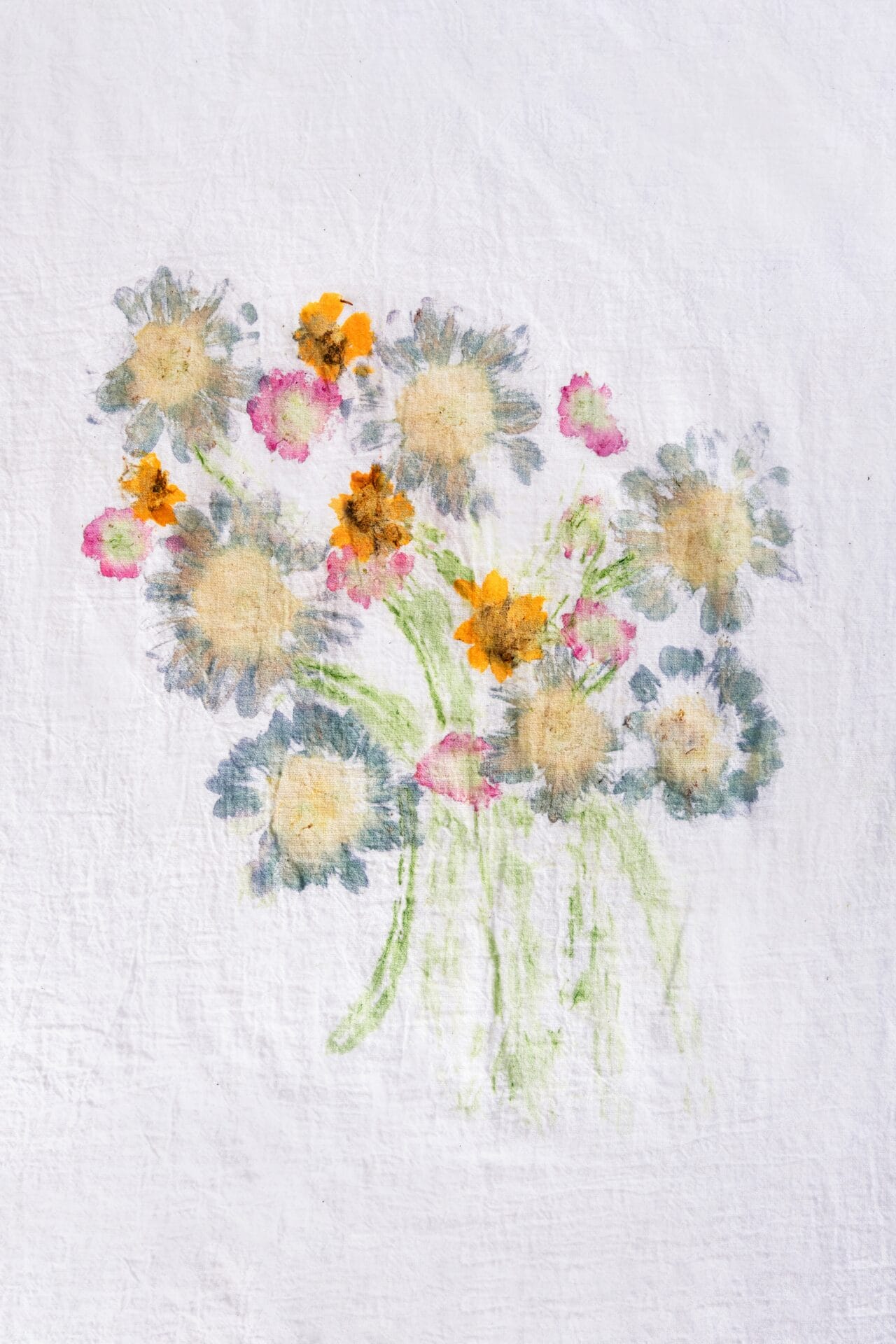 How to Make Flower Pounding Art Pretty Together
