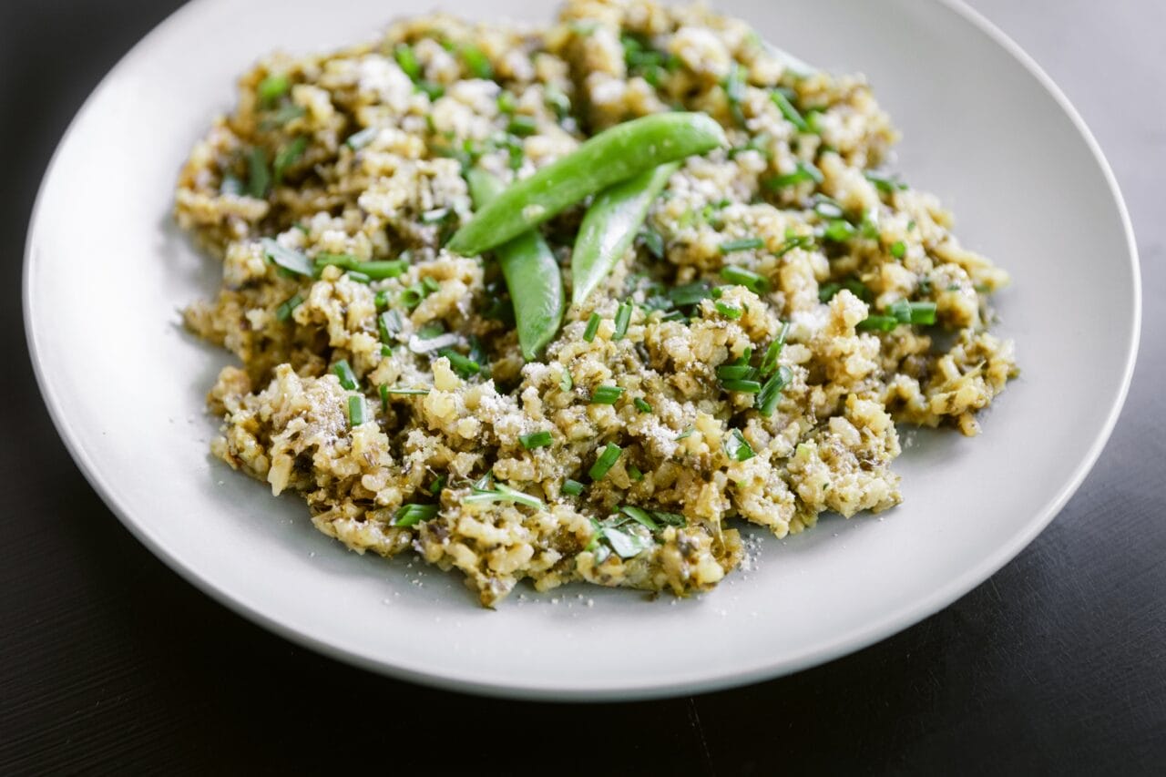 SPRING PEA RISOTTO | Pretty Together