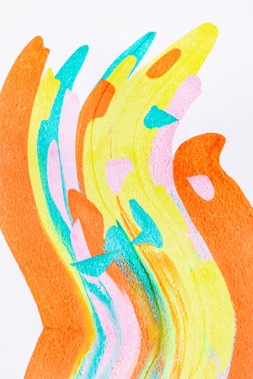 How to Make Squeegee Art Pretty Together