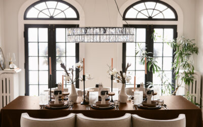 Moody Mocha Fall Tablescape