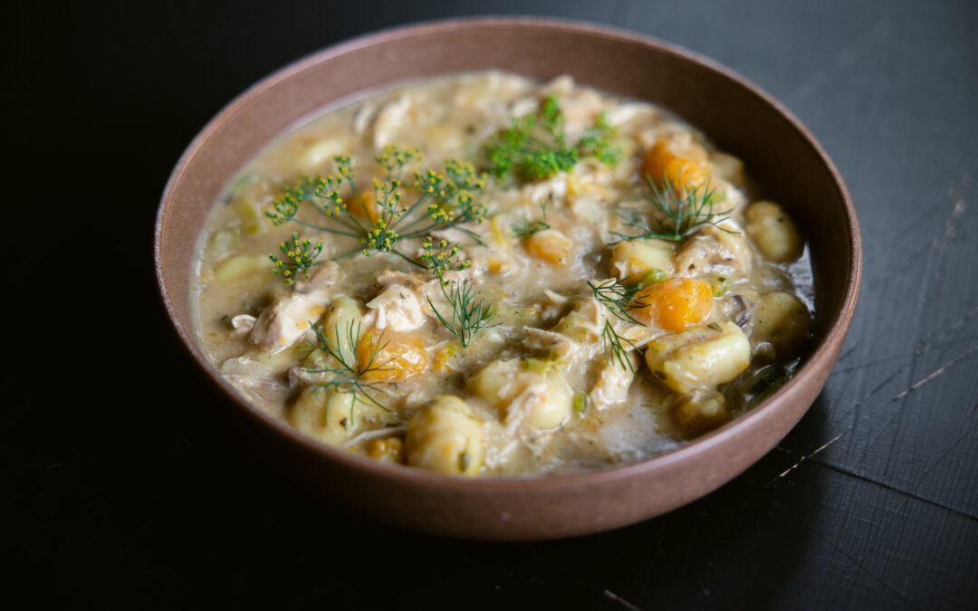 Quick Chicken and Dumplings Recipe with Gnocchi