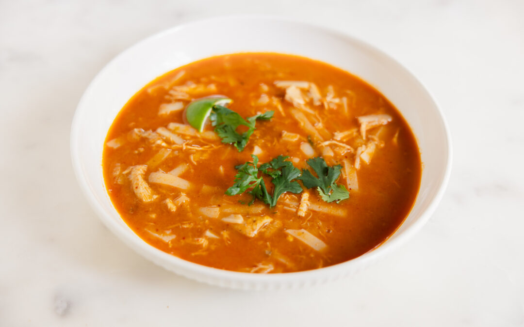 30-Minute Red Thai Chicken Curry Soup