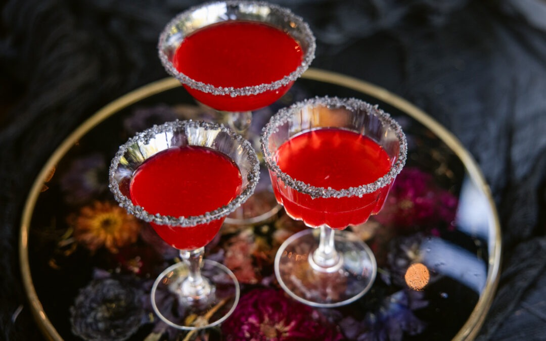 Bloody Margarita with Black Lava Salt