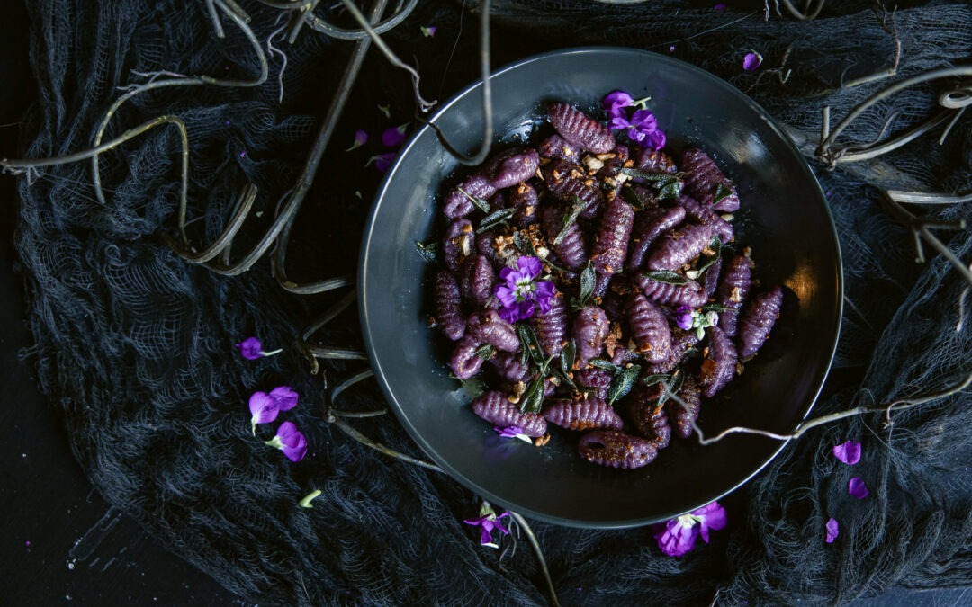 Creepy-Cute Purple Gnocchi with Brown Butter and Sage
